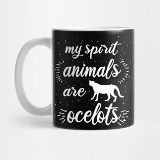 Women ocelot ladies saying lover animal Mug